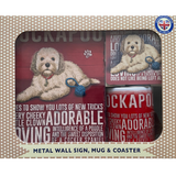 Adorable Cockapoo Gift Set - Sign, Mug and Coaster