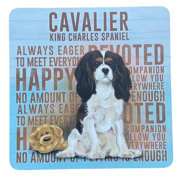 Happy Cavalier Melamine Coaster