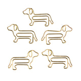 Set of 5 Dog Paper Clips