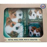 Cavalier Puppies Gift Set - Sign, Mug and Coaster