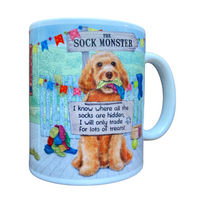 Sock Monster Spaniel Mug