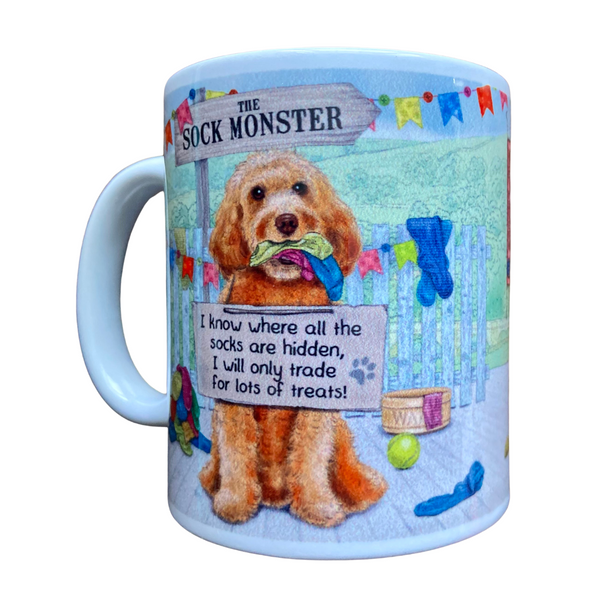 The Sock Monster Spaniel Mug