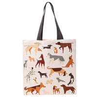 Barks Dog Breeds Reusable Tote Bag