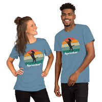 Unisex springer spaniel retro t-shirt