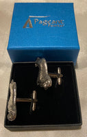 pewter cufflinks