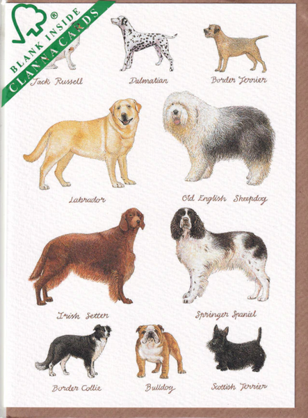 Dog Breeds Card