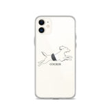Cocker Spaniel iPhone case - Clear