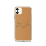 Cocker Spaniel iPhone case - Tan