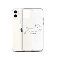 Cocker Spaniel iPhone case - Clear