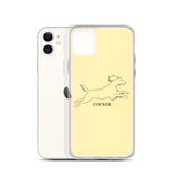 Cocker Spaniel iPhone case - Soft Yellow