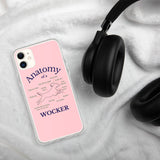 Anatomy of a Wocker - Working Cocker Spaniel - iPhone Case - Pink