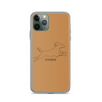 Cocker Spaniel iPhone case - Tan