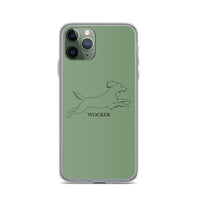 Wocker - Working Cocker Spaniel - iPhone Case - Green