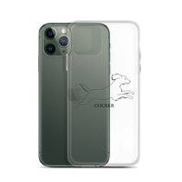 Cocker Spaniel iPhone case - Clear