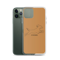 Cocker Spaniel iPhone case - Tan
