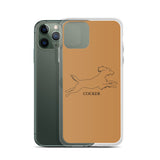 Cocker Spaniel iPhone case - Tan