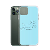 Wocker - Working Cocker Spaniel - iPhone Case - Light Blue
