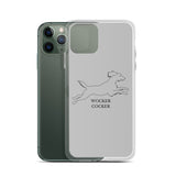 Wocker Cocker - Working Cocker Spaniel - iPhone Case - Grey