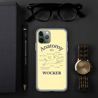 Anatomy of a Wocker - Working Cocker Spaniel - iPhone Case - Soft Yellow