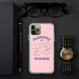 Anatomy of a Wocker - Working Cocker Spaniel - iPhone Case - Pink
