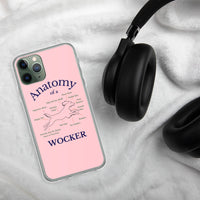 Anatomy of a Wocker - Working Cocker Spaniel - iPhone Case - Pink