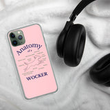 Anatomy of a Wocker - Working Cocker Spaniel - iPhone Case - Pink