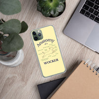 Anatomy of a Wocker - Working Cocker Spaniel - iPhone Case - Soft Yellow