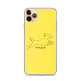 Wocker - Working Cocker Spaniel - iPhone Case - Yellow