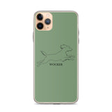 Wocker - Working Cocker Spaniel - iPhone Case - Green