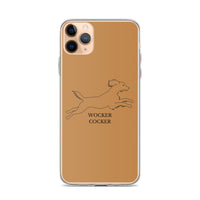 Wocker Cocker - Working Cocker Spaniel - iPhone Case - Tan