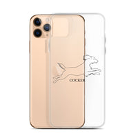 Cocker Spaniel iPhone case - Clear