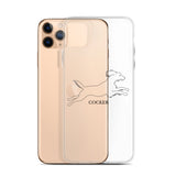 Cocker Spaniel iPhone case - Clear