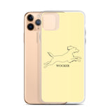 Wocker - Working Cocker Spaniel - iPhone Case - Pale Yellow