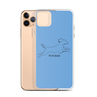Wocker - Working Cocker Spaniel - iPhone Case - Blue