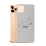Wocker Cocker - Working Cocker Spaniel - iPhone Case - Grey