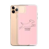 Wocker Cocker - Working Cocker Spaniel - iPhone Case - Pink