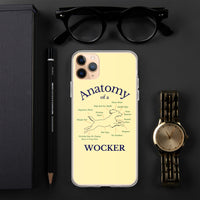 Anatomy of a Wocker - Working Cocker Spaniel - iPhone Case - Soft Yellow