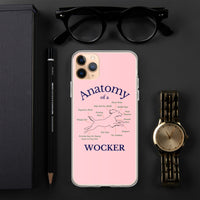 Anatomy of a Wocker - Working Cocker Spaniel - iPhone Case - Pink