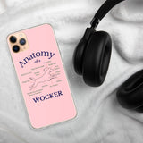 Anatomy of a Wocker - Working Cocker Spaniel - iPhone Case - Pink