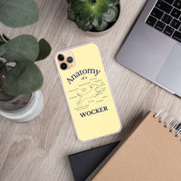 Anatomy of a Wocker - Working Cocker Spaniel - iPhone Case - Soft Yellow