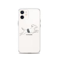 Cocker Spaniel iPhone case - Clear