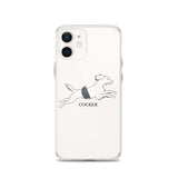 Cocker Spaniel iPhone case - Clear