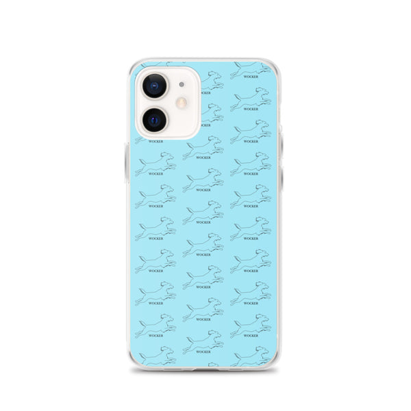 Wocker - Working Cocker Spaniel - iPhone Case - Light Blue