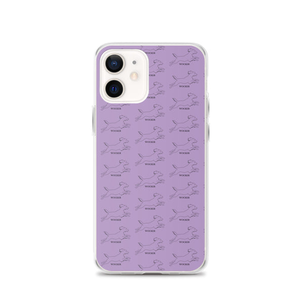 Wocker - Working Cocker Spaniel - iPhone Case - Purple