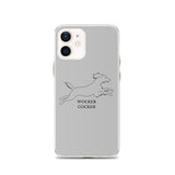 Wocker Cocker - Working Cocker Spaniel - iPhone Case - Grey