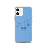 Wocker Cocker - Working Cocker Spaniel - iPhone Case - Blue