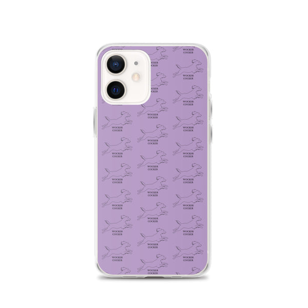 Wocker Cocker - Working Cocker Spaniel - iPhone Case - Purple