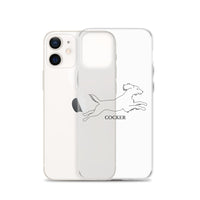 Cocker Spaniel iPhone case - Clear