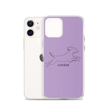 Cocker Spaniel iPhone case - Purple