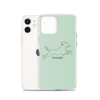 Wocker - Working Cocker Spaniel - iPhone Case - Light Green